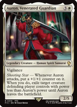 Auron, Venerated Guardian (FIC-010)  - Commander: FINAL FANTASY