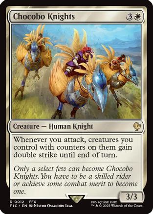 Chocobo Knights (FIC-012)  - Commander: FINAL FANTASY