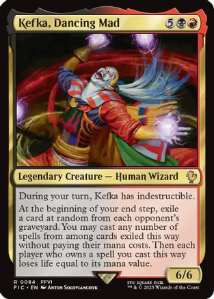 Kefka, Dancing Mad (FIC-084)  - Commander: FINAL FANTASY