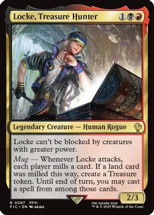 Locke, Treasure Hunter (FIC-087)  - Commander: FINAL FANTASY