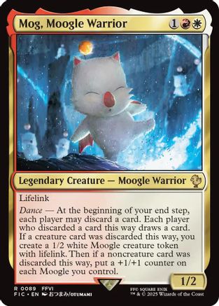 Mog, Moogle Warrior (FIC-089)  - Commander: FINAL FANTASY