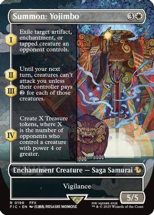 Summon: Yojimbo (Borderless) (FIC-196)  - Commander: FINAL FANTASY