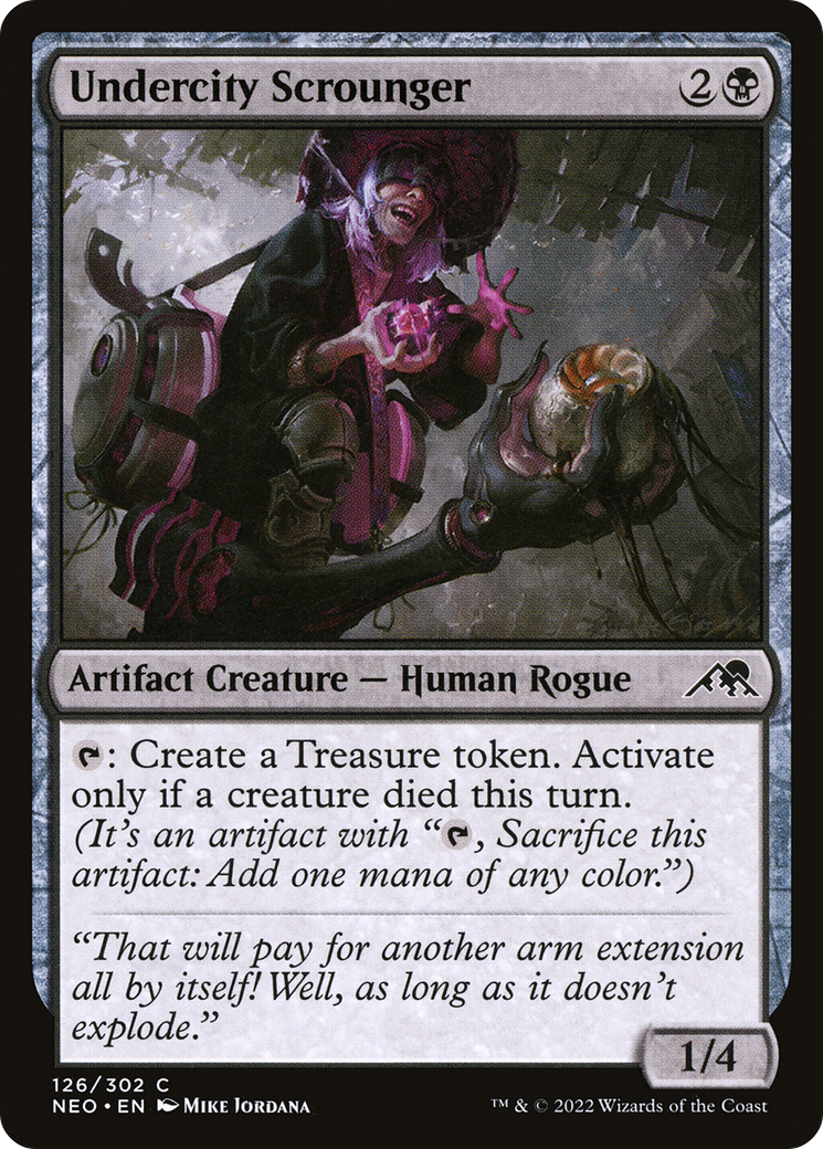 Undercity Scrounger (NEO-126)  Foil - Kamigawa: Neon Dynasty