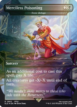 Merciless Poisoning - Toxic Deluge (Rainbow Foil) (SLD-1860)  Foil - Secret Lair Drop Series