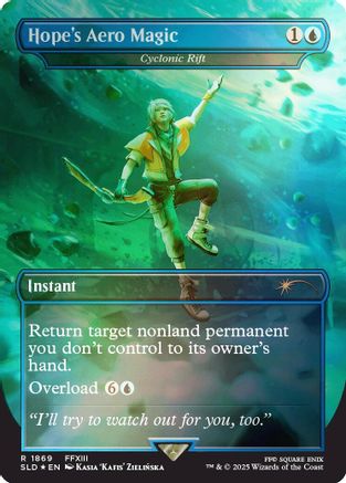 Hope's Aero Magic - Cyclonic Rift (Rainbow Foil) (SLD-1869)  Foil - Secret Lair Drop Series