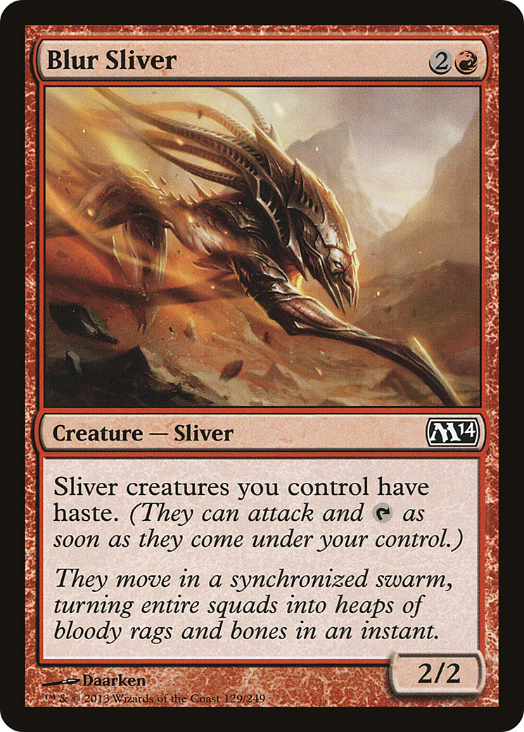Blur Sliver (M14-129)  - Magic 2014