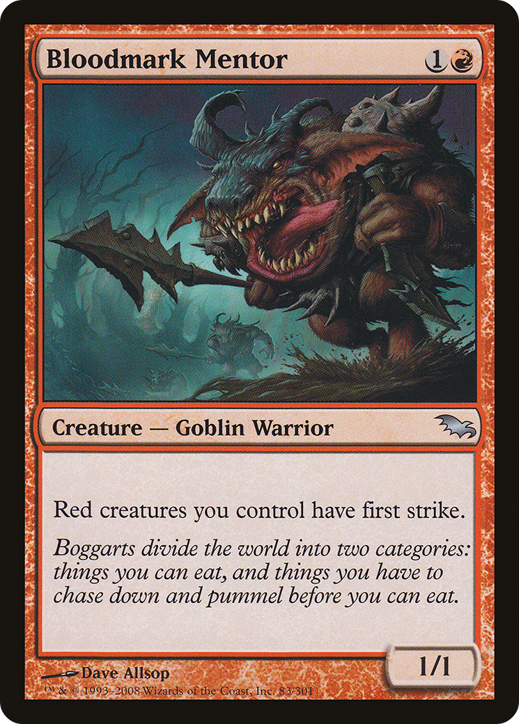 Bloodmark Mentor (SHM-083)  Foil - Shadowmoor