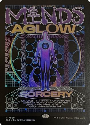 Minds Aglow (Rainbow Foil) (SLD-7028)  Foil - Secret Lair Drop Series