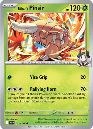 Ethan's Pinsir (001/182) [Scarlet & Violet: Destined Rivals]