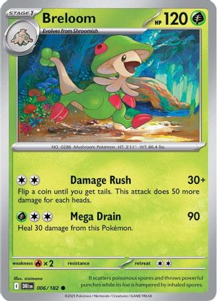 Breloom 006/182  SV10 Destined Rivals