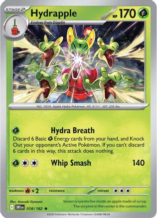 Hydrapple 018/182 - Holofoil SV10 Destined Rivals