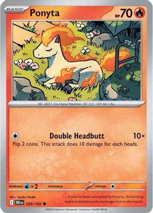 Ponyta 029/182  SV10 Destined Rivals