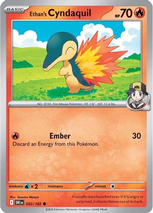 Ethan's Cyndaquil 032/182  SV10 Destined Rivals