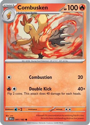 Combusken 041 - Reverse Holofoil SV10 Destined Rivals