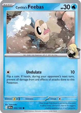 Cynthia's Feebas 052/182  SV10 Destined Rivals
