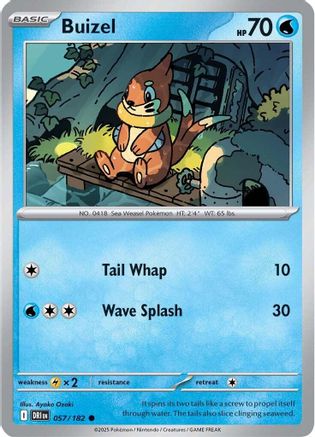 Buizel 057/182  SV10 Destined Rivals