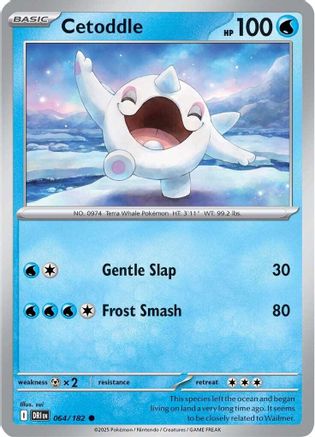 Cetoddle 064/182 - Reverse Holofoil SV10 Destined Rivals