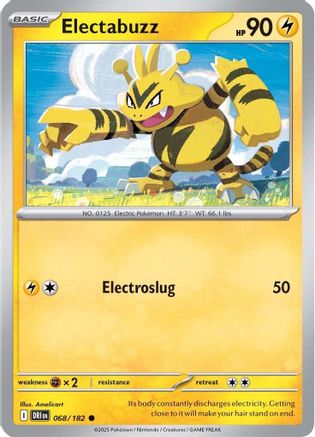 Electabuzz 068/182 - Reverse Holofoil SV10 Destined Rivals