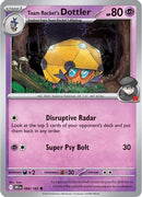 Team Rocket's Dottler 088 - Reverse Holofoil SV10 Destined Rivals