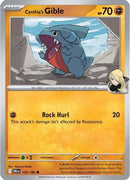 Cynthia's Gible (102/182) [Scarlet & Violet: Destined Rivals]