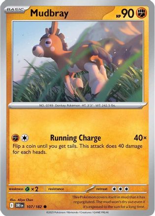 Mudbray 107/182 - Reverse Holofoil SV10 Destined Rivals