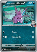 Team Rocket's Nidoran M 117 - Reverse Holofoil SV10 Destined Rivals