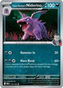 Team Rocket's Nidorino 118 - Reverse Holofoil SV10 Destined Rivals