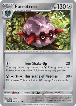 Forretress 140  SV10 Destined Rivals