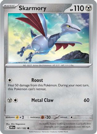 Skarmory 141/182  SV10 Destined Rivals