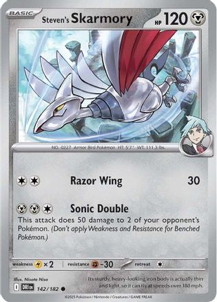 Steven's Skarmory 142/182  SV10 Destined Rivals