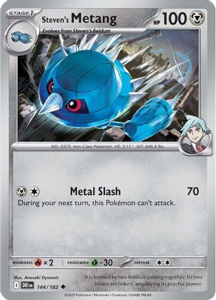 Steven's Metang 144 - Reverse Holofoil SV10 Destined Rivals