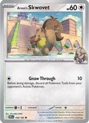 Arven's Skwovet 158 - Reverse Holofoil SV10 Destined Rivals