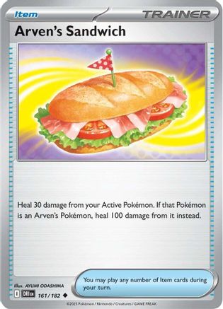 Arven's Sandwich 161 - Reverse Holofoil SV10 Destined Rivals