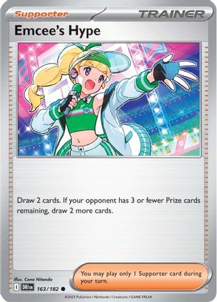 Emcee's Hype 163/182  SV10 Destined Rivals