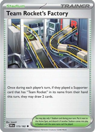 Team Rocket's Factory 173 - Reverse Holofoil SV10 Destined Rivals