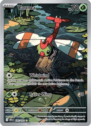 Yanma 183/182 - Holofoil SV10 Destined Rivals