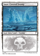 Snow-Covered Swamp (White Border) (MB2-118)  - Mystery Booster 2: (snow)