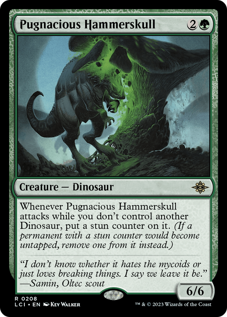 Pugnacious Hammerskull (LCI-208)  - The Lost Caverns of Ixalan