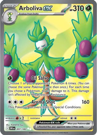 Arboliva ex 207/182 - Holofoil SV10 Destined Rivals