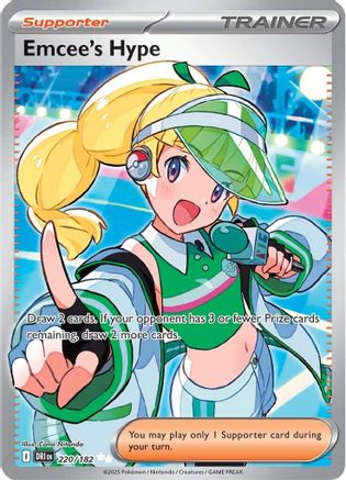 Emcee's Hype 220/182 - Holofoil SV10 Destined Rivals