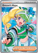Emcee's Hype 220/182  - Holofoil SV10 Destined Rivals - Ultra Rare