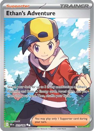Ethan's Adventure 221/182 - Holofoil SV10 Destined Rivals
