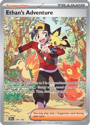 Ethan's Adventure 236/182 - Holofoil SV10 Destined Rivals