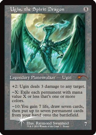 Ugin, the Spirit Dragon (Retro Frame) (MFP-001)  Foil - Secret Lair Drop Series