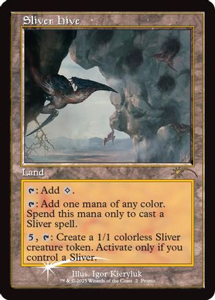 Sliver Hive (Retro Frame) (MFP-002)  Foil - Secret Lair Drop Series