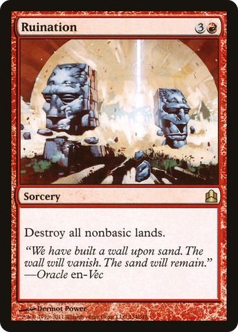 Ruination (CMD-134)  - Commander 2011