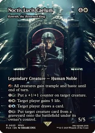 Noctis Lucis Caelum - Kenrith, the Returned King (Showcase) (FCA-023)  - FINAL FANTASY: Through the Ages