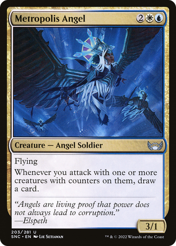Metropolis Angel (SNC-203)  Foil - Streets of New Capenna