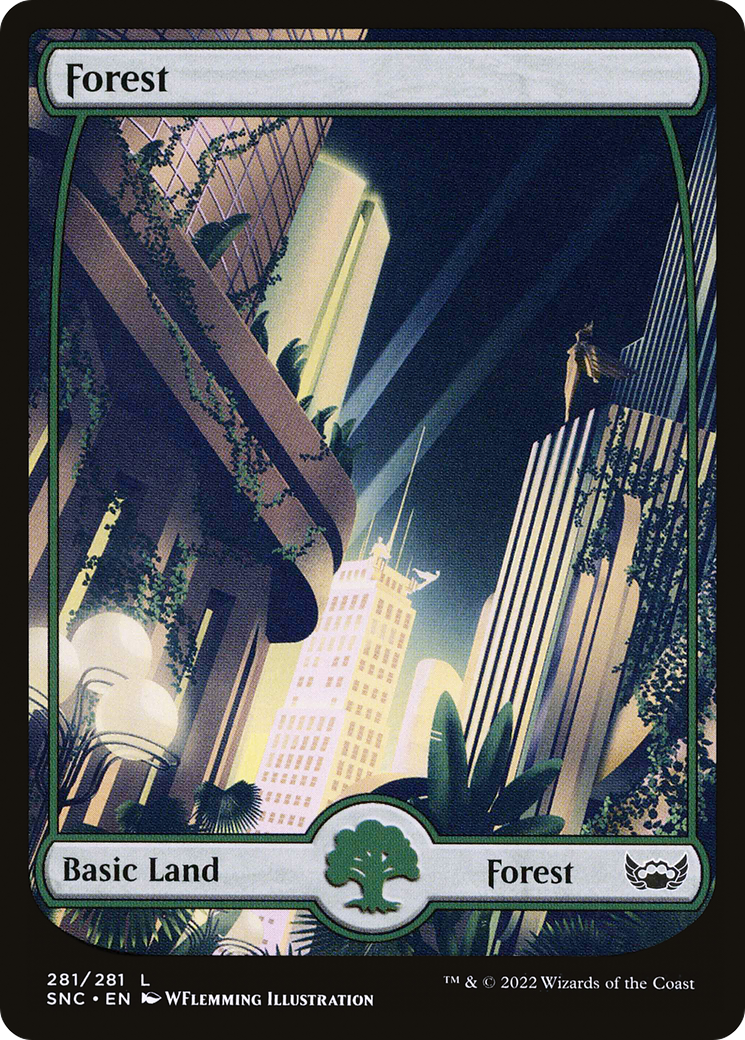 Forest (281) (SNC-281)  Foil - Streets of New Capenna: (Full Art)