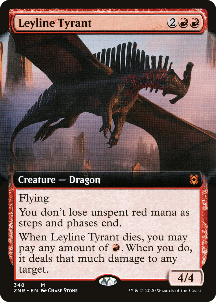 Leyline Tyrant (Extended Art) (ZNR-348)  - Zendikar Rising